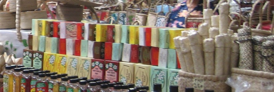 The Marchee in Papeete where you can buy vanilla, monoi and great souvenirs.