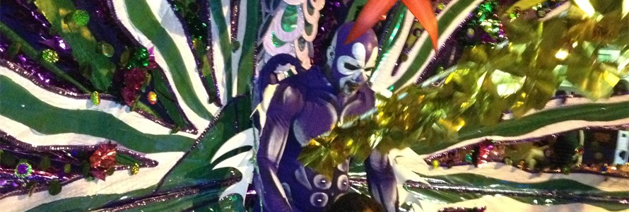 The parades go well into the evening.