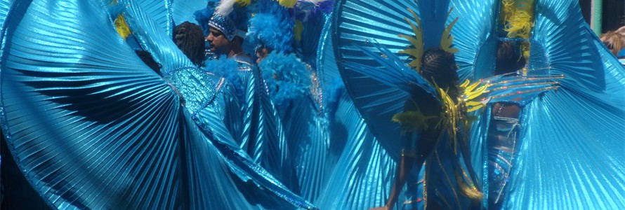 The costumes are beautiful and huge!