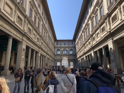 Uffizi Gallery turned into Museum in 1737 by Anna Maria Ludovica de Medici400