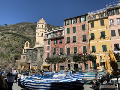 Vernazza and boats