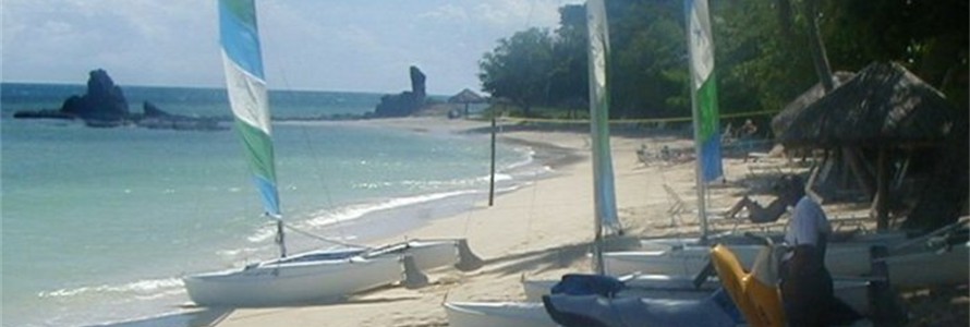 Castaway Resort beach in the Mamanucas, Fiji.