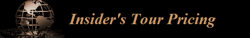 Insider's Tour Pricing        